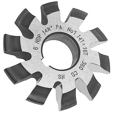 Call For Assistance UOM : EA Item #: 5-862-0053 InvGearCtr 20° PA mm Module M0. . Involute gear cutter